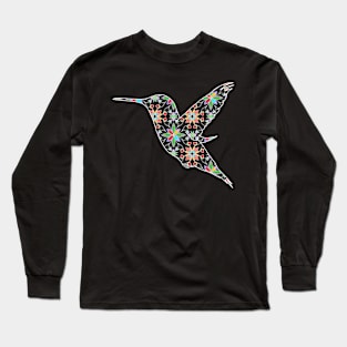 Floral hummingbird Long Sleeve T-Shirt